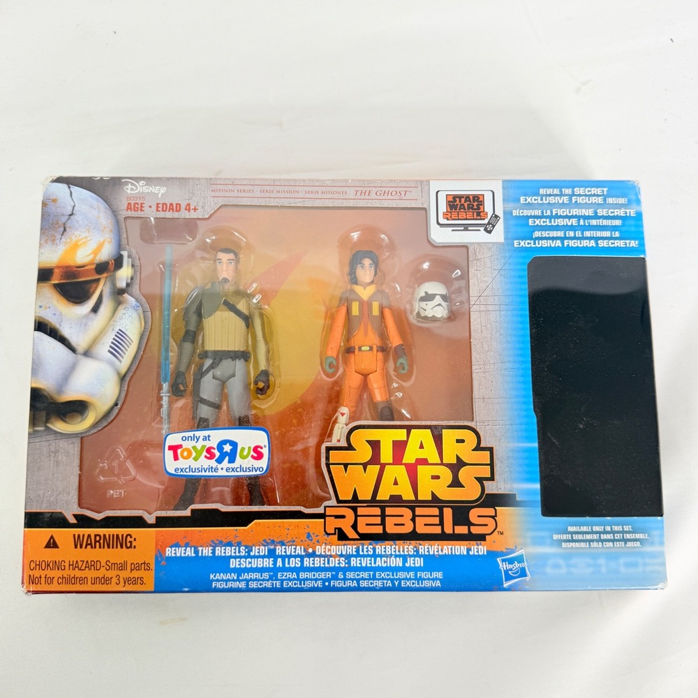 Star Wars Rebels Jedi Reveal Kanan Jarrus Ezra Bridger Obi-Wan Figure Set B0315